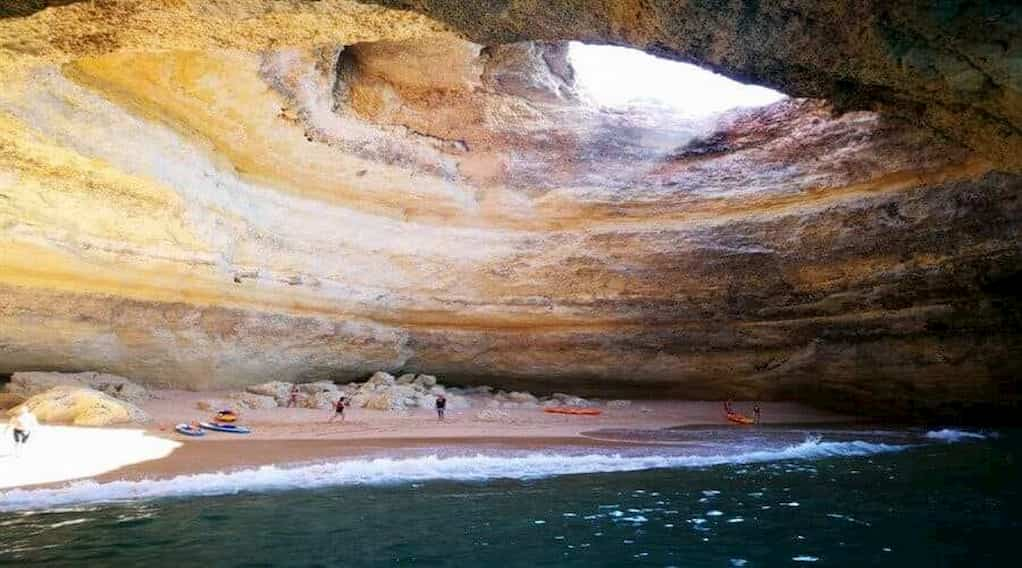 benagil cave kayak tour from carvoeiro